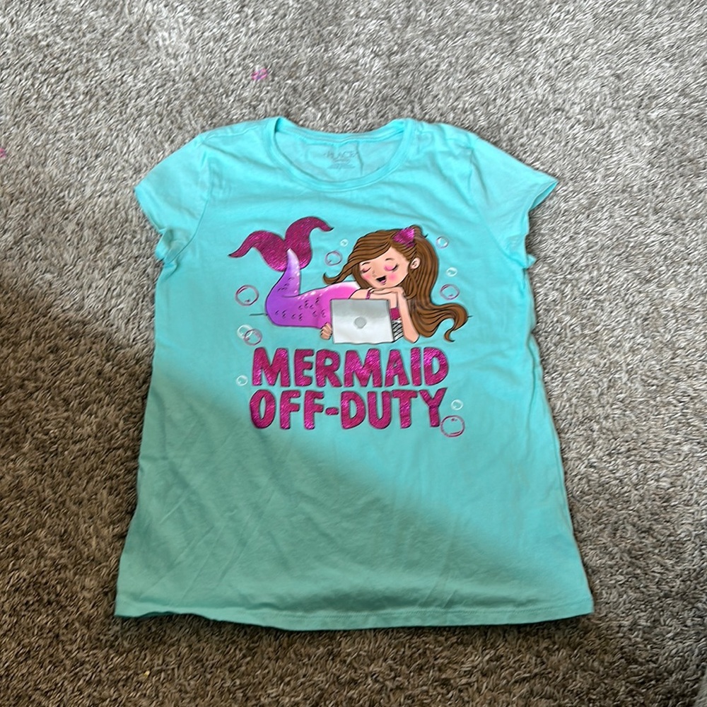 Girls, mermaid T-shirt